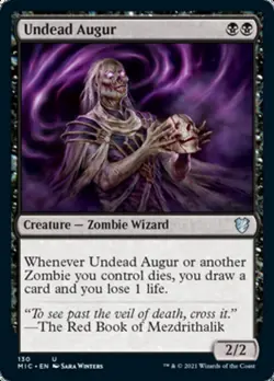 Undead Augur [Innistrad: Midnight Hunt Commander] Magic MTG - Image 1
