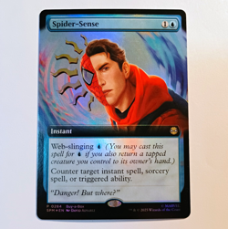 Spider-Sense 284 Magic the Gathering Buy-A-Box Promo Borderless Foil Rare SPM NM - Image 1