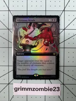 Villainous Wrath - Foil Extended Art SPM NM MTG - Image 1