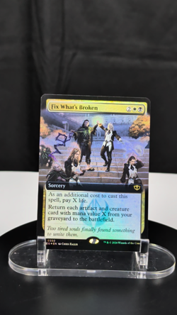 MTG Fix What's Broken EXTENDED ART FOIL NM Secrets of Strixhaven #0350 Rare - Image 2