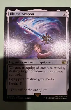 Ultima Weapon Final Fantasy Regular Mtg M/NM Rare 563 - Image 1