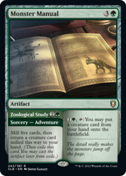MTG Monster Manual // Zoological Study, NM-Mint, English Commander Legends: Batt - Image 1