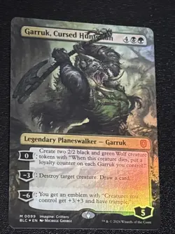 MTG Commander: Bloomburrow Garruk, Cursed Huntsman Borderless Foil 0099 Mythic - Image 2