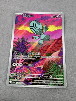 2025 Elgyem 120/086 Illustration Rare Pokemon TCG Scarlet & Violet Black Bolt - Image 3