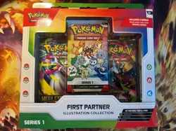 POKEMON FIRST PARTNER ILLUSTRATION COLLECTION SERIES 1 BOX NEW Free Shipping - Image 1