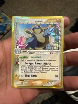 Blastoise #2/100 | Pokemon EX Crystal Guardians Delta Species - DAMAGED - Image 1