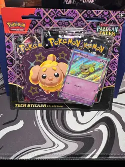 Pokemon Paldean Fates Tech Sticker Collection Complete Set 3 Blisters !! - Image 3