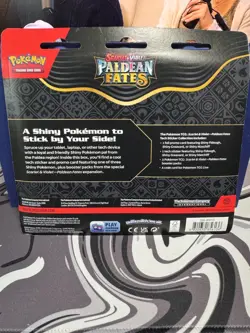 Pokemon Paldean Fates Tech Sticker Collection Complete Set 3 Blisters !! - Image 4