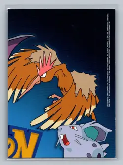 1999 Topps Pokemon TV Animation Rainbow Holo Foil Puzzle #TV7 Professor Oak NM+ - Image 2
