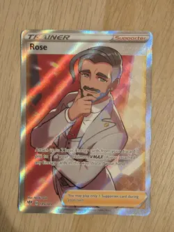 Rose 189/189 Darkness Ablaze Full Art Pokemon Card - Image 1