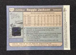 2003 Topps Archives REGGIE JACKSON AUTO Fan Favorites Autograph SP SSP RARE - Image 2