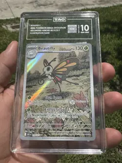Beautifly 219/217 Illustration Rare Ascended Heroes Pokemon Holo Near Mint - Image 1