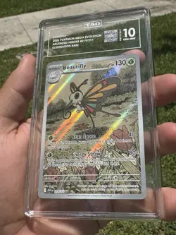 Beautifly 219/217 Illustration Rare Ascended Heroes Pokemon Holo Near Mint - Image 3