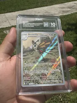 Beautifly 219/217 Illustration Rare Ascended Heroes Pokemon Holo Near Mint - Image 4