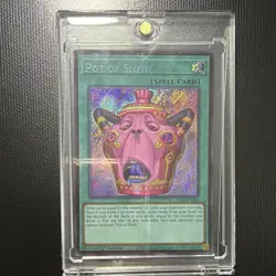 Konami Pot of Sloth CORI-EN061 Chaos Impact Secret Rare Holo 1st Ed EN 2020 - Image 4