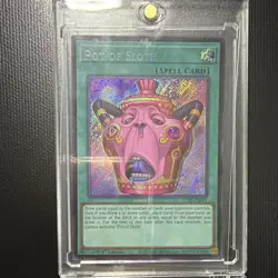 Konami Pot of Sloth CORI-EN061 Chaos Impact Secret Rare Holo 1st Ed EN 2020 - Image 5