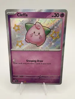 Pokemon Cleffa Shiny Rare SV: Paldean Fates 150/091 NM - Image 1