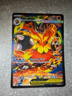 Pokemon TCG Mega Emboar Ex SIR 273/217 ASCENDED HEROES Pokemon Card - Image 1