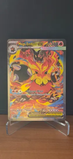 Mega Emboar EX - SIR - 273/217 - NM - Ascended Heroes - Pokemon Card - Image 1