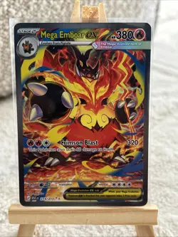 Mega Emboar ex 273/217 SIR Pokemon Ascended Heroes - Image 1