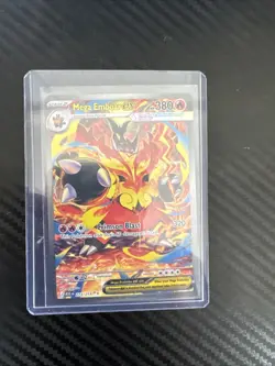 Mega Emboar ex 273/217 SIR Full Art Secret Rare Pokemon Ascended Heroes MINT - Image 1