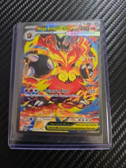 Mega Emboar ex 273/217 SIR Full Art Secret Rare Pokemon Ascended Heroes MINT - Image 1