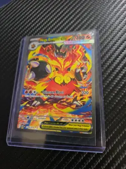 Mega Emboar ex 273/217 SIR Full Art Secret Rare Pokemon Ascended Heroes MINT - Image 2