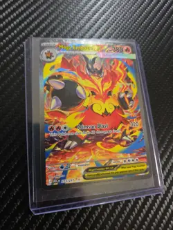 Mega Emboar ex 273/217 SIR Full Art Secret Rare Pokemon Ascended Heroes MINT - Image 3