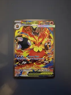 Mega Emboar EX 273/217 Ascended Heroes SIR Pokemon TCG Pack Fresh Mint NM - Image 3