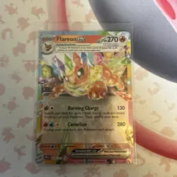 Flareon Ex 14/131 - Prismatic Evolutions - DOUBLE RARE HOLO- 2025 Pokemon Card - Image 1