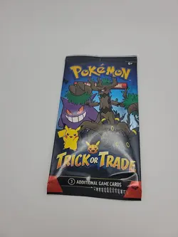 (1 PACK )Pokemon Halloween Trick Or Trade Booster Pack 3 Card Pack 2024 - Image 1