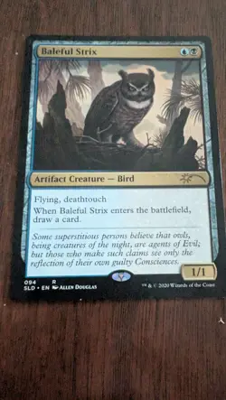 Baleful Strix Secret Lair Drop Regular Magic Card - Image 1