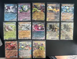 Pokemon TCG 13-Card Holo EX Lot: Cetitan ex, Meloetta ex, Mega Zygarde ex - Image 1