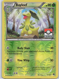 BAYLEEF (POKEMON LEAGUE) 2/122 HOLO LEAGUE & CHAMPIONSHIP CARDS POKEMON NM/M - Image 1