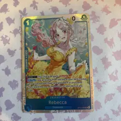 Op15-053 Rebecca SR One Piece Card Game TCG NM English - Image 1