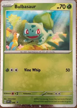 Bulbasaur - (Cosmos Holo) Promo SV: Scarlet & Violet Promo Cards 046 NM Pokemo - Image 1