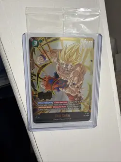 Son Goku FP-034 Release Event Winner Promo Gold Sealed Dragon Ball Card English - Image 1