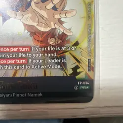 Son Goku FP-034 Release Event Winner Promo Gold Sealed Dragon Ball Card English - Image 4