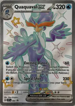 Quaquaval ex - 084 - Promo SV: Scarlet & Violet Promo Cards Holo - NM - Image 1