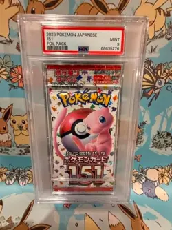 2023 Pokemon Card TCG Japanese 151 Booster Pack MINT PSA 9 - Image 1