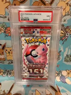 2023 Pokemon Card TCG Japanese 151 Booster Pack MINT PSA 9 - Image 2