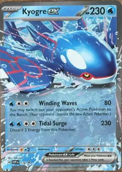 Kyogre ex - Promo SV: Scarlet & Violet Promo Cards 178 NM - Image 1
