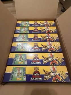 Pokemon Trading Card Game: Battle Academy NEW Sealed Battle TCG (2022) Box of 6 - Image 1