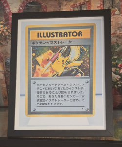 Illustrator The Rarest Pokemon Card Enlarged Framed Art Print - Image 2
