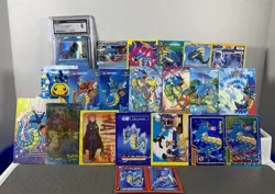 Pokemon Gyarados Lot of Cards and Stickers - Gyarados #130 Lot of 21 - Image 1