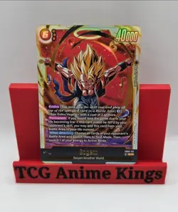 Gogeta FB09-122 Secret Rare Dual Evolution Dragon Ball Card English - Image 1