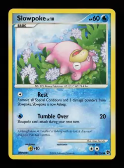 Slowpoke 82/106 Common Great Encounters Pokemon Cards - Image 1