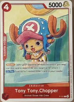 Tony Tony Chopper P-101 Promo One Piece TCG Card Game NM - Image 1