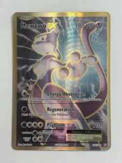 Pokemon TCG Mewtwo EX 103/108 Ultra Rare Holo Card Evolutions XY MP - Image 1