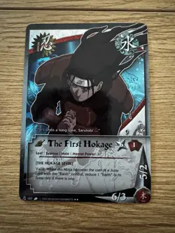 Naruto CCG The First Hokage Card Lot 4 Cards LP-NM Holos Super Rare - Image 2
